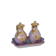 CRUET SET WITH STOPPERS