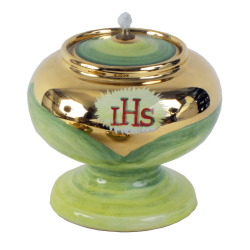 OIL LAMP WITH BASE 5 1/2in