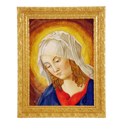 MADONNA CM. 30x40 - CORNICE CM. 39X49