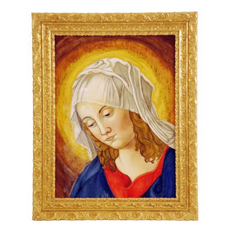 MADONNA CM. 30x40 - CORNICE CM. 39X49