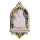 DELLA ROBBIA - OUR LADY AND CHRIST CHILD 7 3/4X14 1/2in