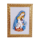 OUR LADY AND CHRIST CHILD 13 1/4in W/FRAME  15 3/4X19 3/4in