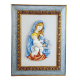 MADONNA DELL'UVA C/BAMBINO CM. 34 (a rilievo) - CORNICE CM. 47X60