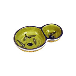 DOUBLE BOWL 17,5CM OLIVE HLD